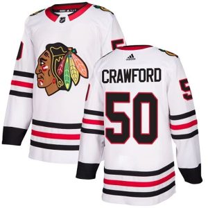 Damen Chicago Blackhawks Trikot Corey Crawford 50 Weiß Authentic